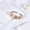 1Pc Trendy European and American Style Unique Cute Iron Cuff Bracelet for Hip-hop Rock BJEW-LP0003-30G-3