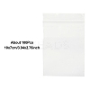 100Pcs Plastic Zip Top Bags OPP-YW0001-07D-1