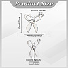30Pcs Scissor Tibetan Style Zinc Alloy Pendants TIBEP-LP0001-21-2
