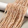 Heated Natural Citrine Beads Strands LS-G-RM2025-05B-2mm-1