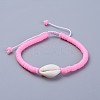 Eco-Friendly Handmade Polymer Clay Heishi Beads Braided Bracelets BJEW-JB04318-2
