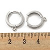 Brass Earring Findings EJEW-L211-012B-P-3