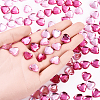 200Pcs 2 Colors Imitation Taiwan Acrylic Rhinestone Cabochons GACR-YW0001-06-5