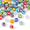 88Pcs 11 Colors AB Color Plated Electroplated Glass Beads EGLA-TA0001-53-4