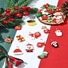 26Pcs 26 Styles Christmas Theme Opaque Resin Pendants RESI-FS0001-74-9