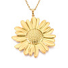 304 Stainless Steel Pendant Necklaces NJEW-T018-12G-4