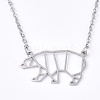 201 Stainless Steel Pendant Necklaces X-NJEW-T009-JN083-1-40-1