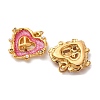 304 Stainless Steel Enamel Pendants STAS-U061-21G-02-2
