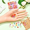125Pcs 4 Style Transparent Acrylic Beads MACR-YW0001-60-7