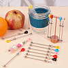 24Pcs 6 Colors Silcone Straw Cap PALLOY-DR00007-3