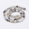 Natural Bamboo Leaf Agate Beads Strands G-J376-13F-6mm-2