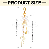 CCB Plastic & Acrylic Imitation Pearl & Alloy Pendant Decorations HJEW-YW00090-04-2