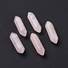 Natural Rose Quartz Terminal Pointed Pendants G-C007-02B-12-1