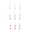 9Pcs 3 Colors Acrylic Mobile Straps HJEW-GO00075-9
