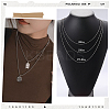 24Pcs 304 Stainless Steel Ball Chain Necklace Making NJEW-BBC0001-10B-5