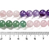 Natural Flower Amazonite & Amethyst & Flower Amazonite & Green Aventurine & Blue Aventurine Beads Strands G-B095-A01-01-5