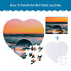 Paper Heat Press Thermal Transfer Crafts Puzzle AJEW-TA0001-20-4