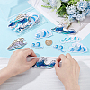 20Pcs 5 Styles Computerized Embroidery Cloth Iron on/Sew on Patches PATC-HY0001-86-4