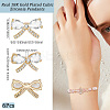 10Pcs Brass Micro Pave Cubic Zirconia Pendants KK-BBC0020-50-2