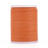 Round Waxed Polyester Cord X-YC-G006-01-1.0mm-07-1