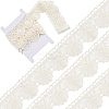 4.7~5 Yards Cotton Shell Shaped Flower Lace Ribbon OCOR-GF0003-95C-1