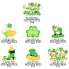 14Pcs 7 Styles Saint Patrick's Day Alloy Enamel Pendants ENAM-FS0001-67-5