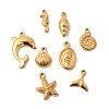 Ocean Theme 201 Stainless Steel Pendants STAS-F348-01D-G-1