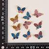 20Pcs Butterfly Alloy Enamel Pendants & Links Connectors JX228A-8