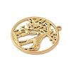 304 Stainless Steel Giraffe Pendants STAS-S186-07A-G-2