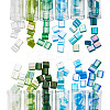 204~240Pcs 12 Colors 2-Hole Glass Seed Beads SEED-TA0001-19-2