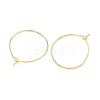 SHEGRACE Brass Hoop Earring Findings XGRPCH295-217G-1
