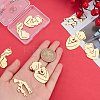 8Pcs 4 Style Rack Plating 304 Stainless Steel Pendants FIND-BBC0001-38-3