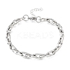 5.5MM 304 Stainless Steel Twisted Oval Link Chain Bracelets for Man and Women SA-CBAB767-17C-P-4