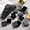 Square Kraft Paper Necklace Earring Storage Gift Boxes CON-WH0095-88A-5