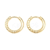 Brass Huggie Hoop Earrings KK-CBA8A92-04G-5