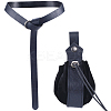 Men's Viking PU Leather Belt Chain with Belt Pouch Renaissance DIY-WH0504-46B-1