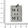 304 Stainless Steel Pendants STAS-Z097-22AS-3