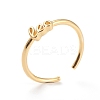 Constellation/Zodiac Sign Brass Cuff Rings RJEW-O042-06G-G-2