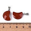 Natural Red Jasper Pendants G-N349-02H-P-3