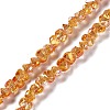 Transparent Electroplate Glass Beads Strands EGLA-L043-FR01-1