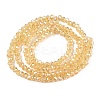 Electroplate Glass Beads Strands EGLA-A044-T1mm-B03-3