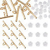 Brass Tube Bails DIY-TA0014-37C-G-2