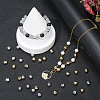 400Pcs 2 Colors CCB Plastic Beads CCB-PA0001-15-4