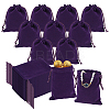 30Pcs Rectangle Velvet Drawstring Pouches TP-NB0001-61B-1