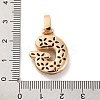 Brass Micro Pave Cubic Zirconia Pendants KK-C076-29G-G02-3