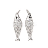 Brass Micro Pave Cubic Zirconia Pendants KK-B167-12P-1