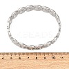 Spiral 304 Stainless Steel Bangles for Women BJEW-Q045-03P-3