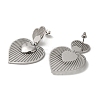 Stainless Steel Stud Earrings for Women EJEW-C110-15P-2
