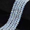 Electroplate Glass Beads Strands EGLA-A034-J1mm-L07-1