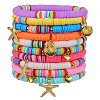 Stretch Charm Bracelets Sets BJEW-SZ0001-001-1